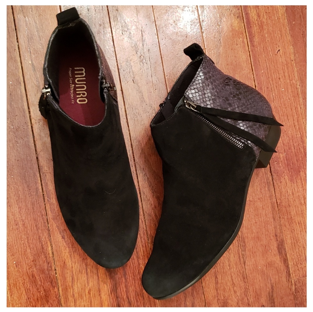 MUNRO LEXI SUEDE LEATHER BOOTIES